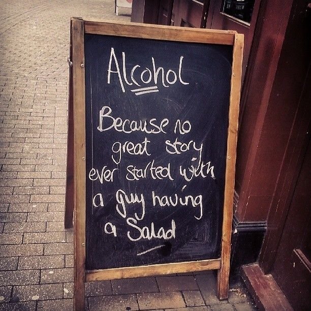 Funny Pub Signs 52 Funniest Pub Restaurant Chalkboards