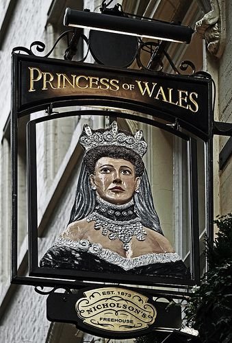 Princess of Wales Pub Sign